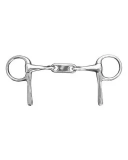 Finntack tredelt travbid med parerstænger.