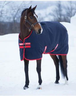 Rambo Original Med/200g fra Horseware - Navy/Red