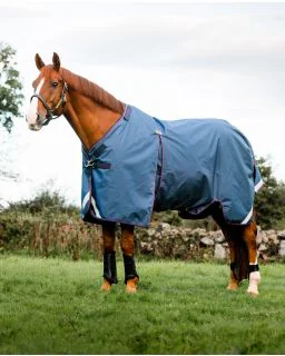 Rambo Optimo Lite/0G fra Horseware - Navy/Burgundy, Teal, Navy