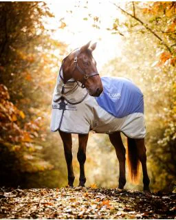 Rambo Autumn Series fra Horseware - Navy/Silver