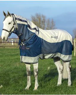 Rambo Summer Series Turnout fra Horseware - Navy/Grey