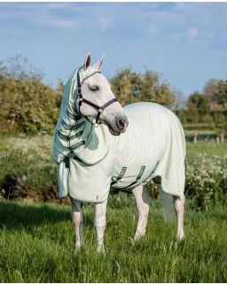 Rambo Hoody XL fra Horseware - Green/Sage, Beige and Green