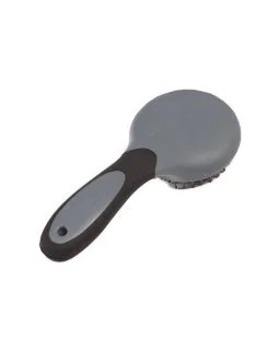 Soft grip manbørste sort/grå