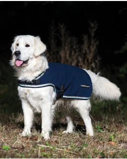 Rambo Waterproof Fleece hundedækken i navy