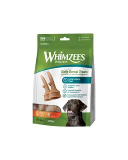 Whimzees - Naturlige Tyggeben til store hunde - 6 stk.