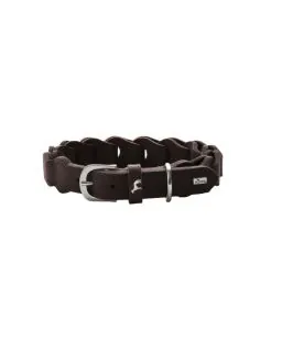 Hunter Solid Education Chain Halsbånd - Mørkebrun