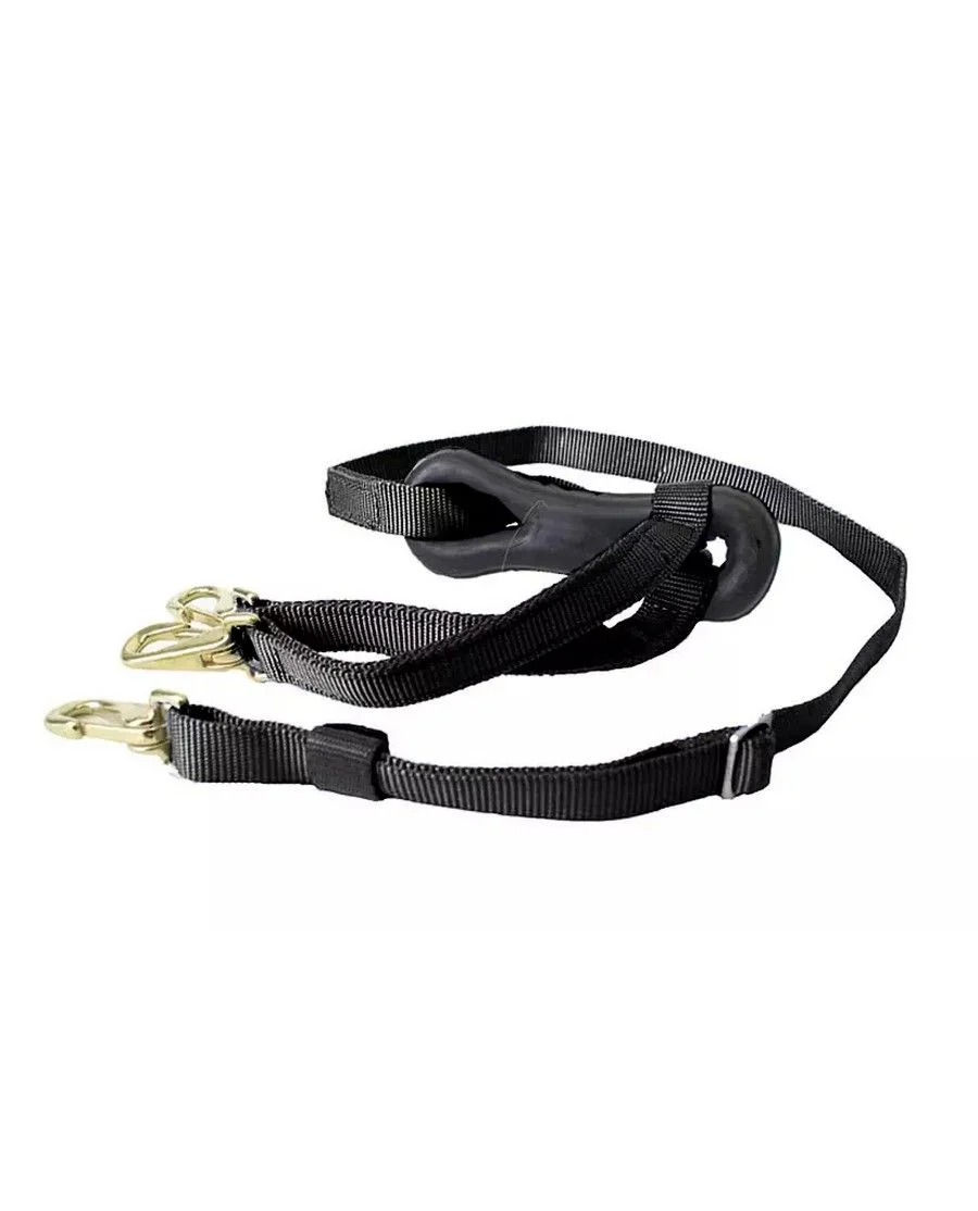 To rems martingal med gummi syntet Finntack 