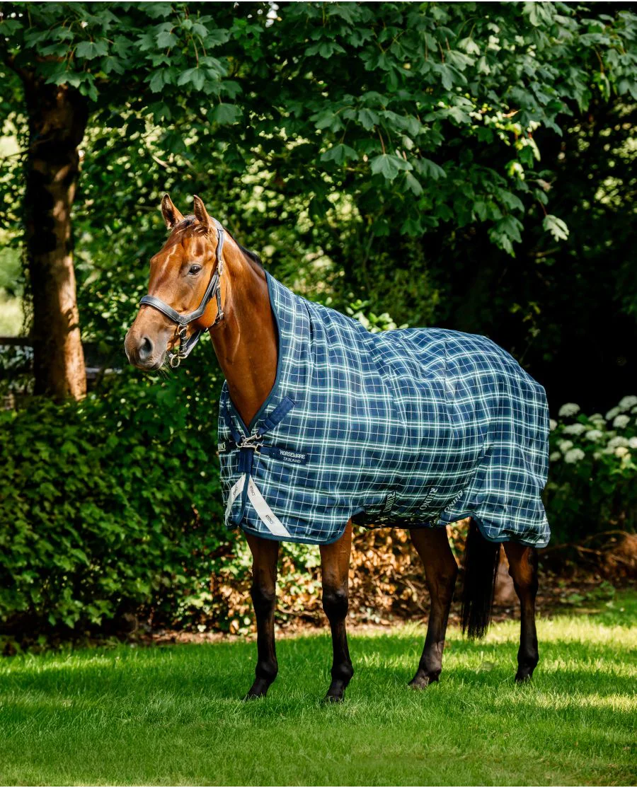 Hunter Check/Navy and Green