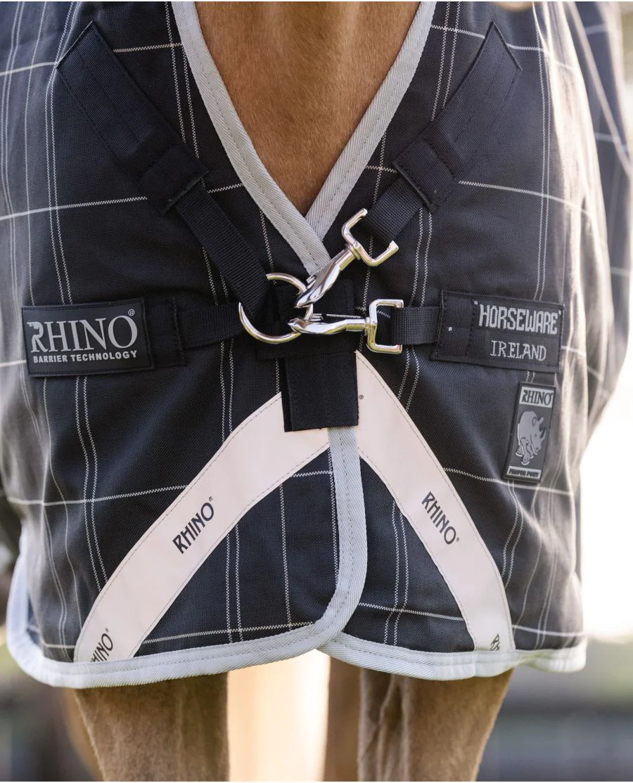 Black/Grey/White Check and Grey