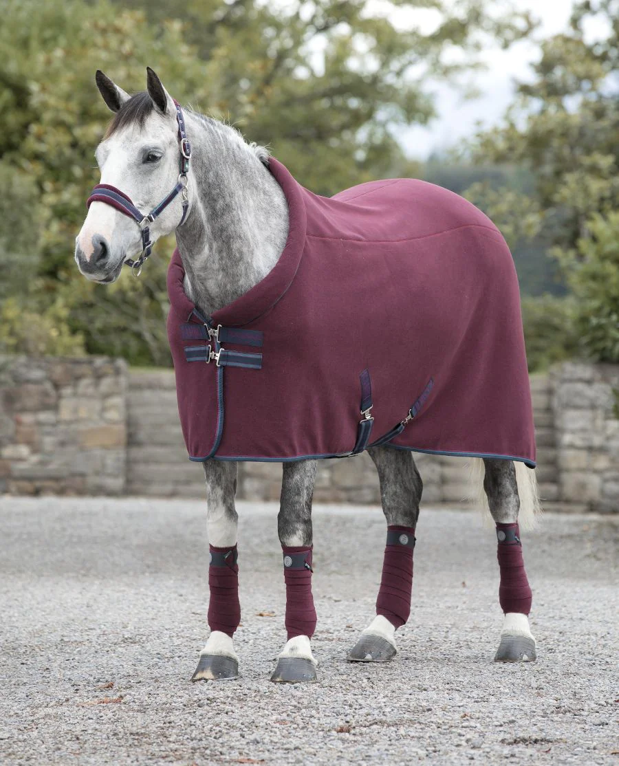 Rambo Cosy Fleece fra Horseware i Burgundy