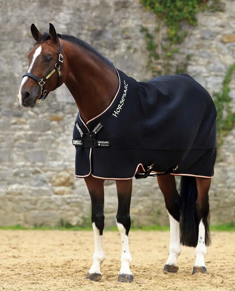 Rambo Airmax Cooler Disc Front fra Horseware - Black, Tan, Orange, Black