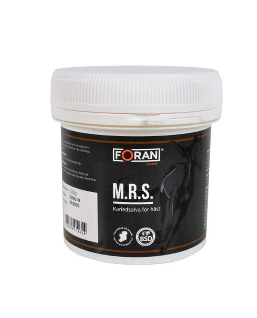 M.R.S. kodeled salve til hest fra Foran