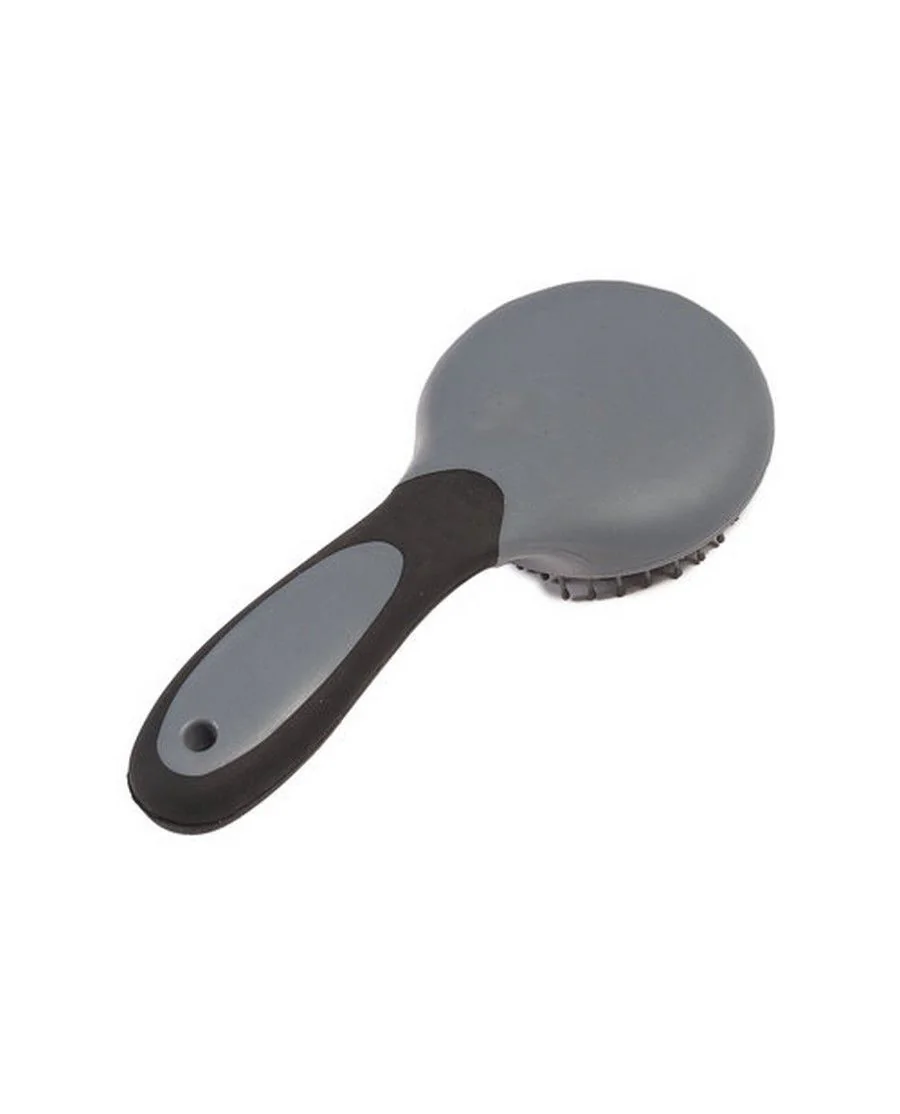 Soft grip manbørste sort/grå