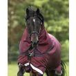 Rambo Original Hood 0g fra Horseware - Burgundy/Burgundy, Teal, Navy