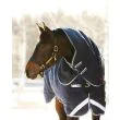 Rambo Duo Hood/100g fra Horseware - Navy/Sky Blue/Brown