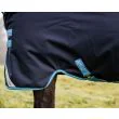Amigo Bravo 12 Turnout/100G fra Horseware - Navy/Turquoise, Aqua and Blue