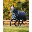 Amigo Bravo 12 Plus Medium/250G fra Horseware - Navy/Aqua and Turquoise