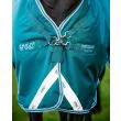 Amigo Bravo 12 Wug Medium/ 250G fra Horseware - Storm Green/Turquoise, Aqua and Blue