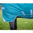 Amigo Bravo 12 Wug Heavy/ 400G fra Horseware - Storm Green/Turquoise, Aqua and Blue
