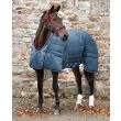 Rambo Optimo Stable Rug Medium /200G fra Horseware - Navy/Burgundy, Teal and Navy