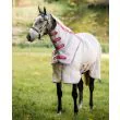 Rambo Protector Disc-front fra Horseware - Oatmeal/Cherry, Peach and Blue