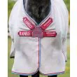 Rambo Protector Disc-front fra Horseware - Oatmeal/Cherry, Peach and Blue
