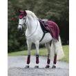Rambo Waterproof Fleece Competition Sheet fra Horseware - Burgundy/Burgundy, Teal and Navy