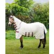 Rambo Hoody Pony fra Horseware - Sand/Cherry, Peach and Blue
