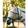 Rambo Flymask fra Horseware - Oatmeal/Green