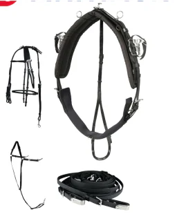 Travsele, QH Syntetisk sele. Finntack