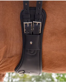 Waldhausen Anatomisk dressurgjord i læder