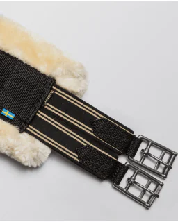 Sadelgjord Dalby med lammeskind fra Back on Track