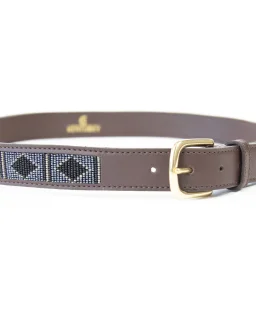 Kentucky Horsewear håndlavet bælte m. perler