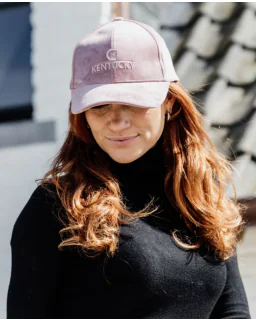 Cap Velvet fra Kentucky Horsewear-Old Rose