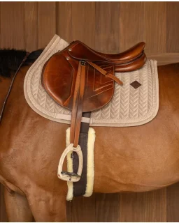 Kentucky Horsewear Springunderlag Velvet Fishbone Plaited Glitter Rope