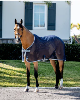 Amigo Net Cooler - Fig/Navy & Tan