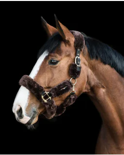 Grime med Lammeskind fra Kentucky Horsewear-Brown