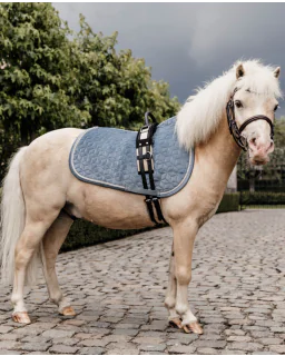 Underlag til Pony Velvet fra Kentucky Horsewear-Light Blue