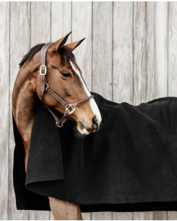 Heavy Fleece Rug Square fra Kentucky Horsewear-Black