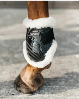 Sheepskin Young Horse Fetlock Boots fra Kentucky Horsewear-Black