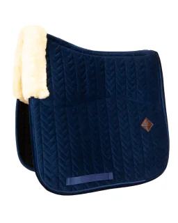 Dressurunderlag Skin Friendly Velvet fra Kentucky Horsewear-Navy