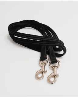 Top Reiter Disco Tøjler Gummi med Karabinhager