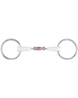 Waldhausen bid 3-delt gummibid m. løse ringe og kobber midte