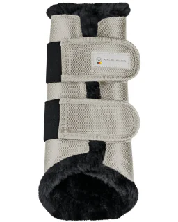 Waldhausen Comfort Dressurgamacher m. Fake Fur Sand/Sort