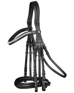 Waldhausen Kandar trense X-Line Supersoft Sort Cob