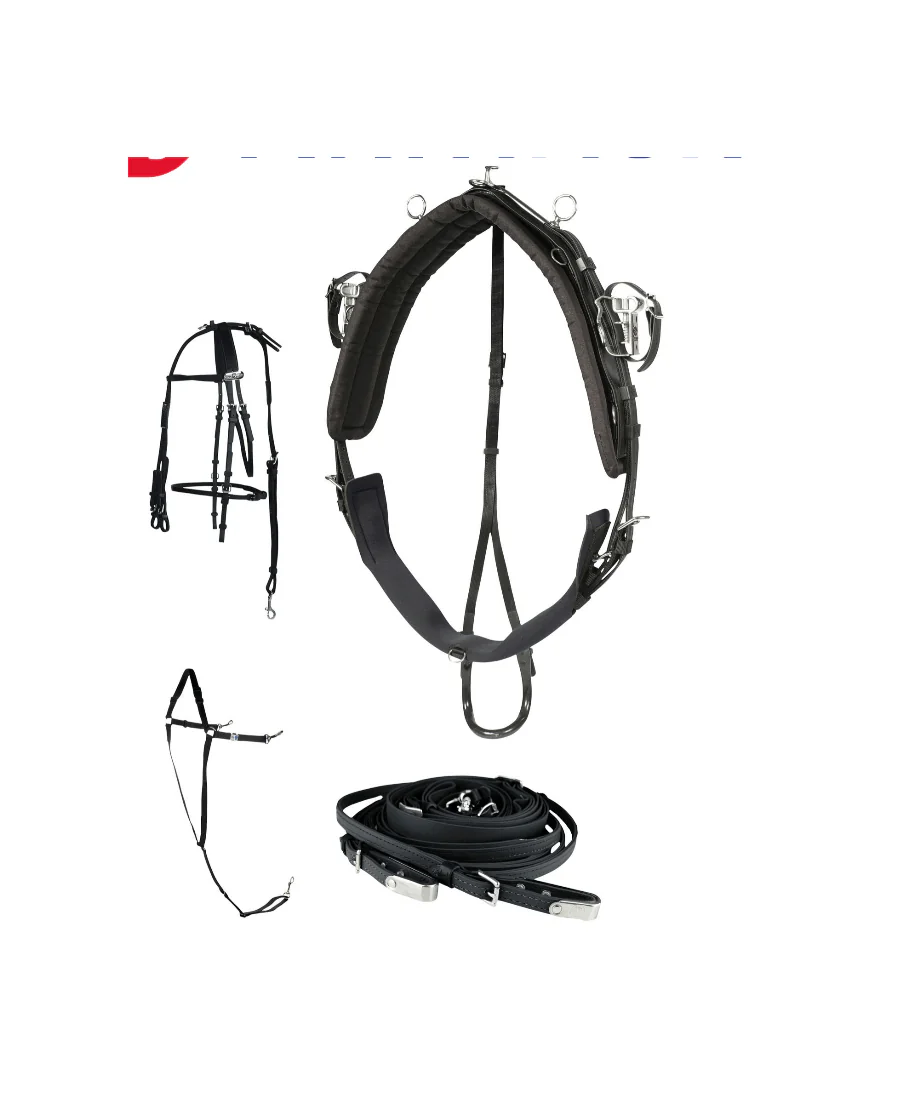 Travsele, QH Syntetisk sele. Finntack