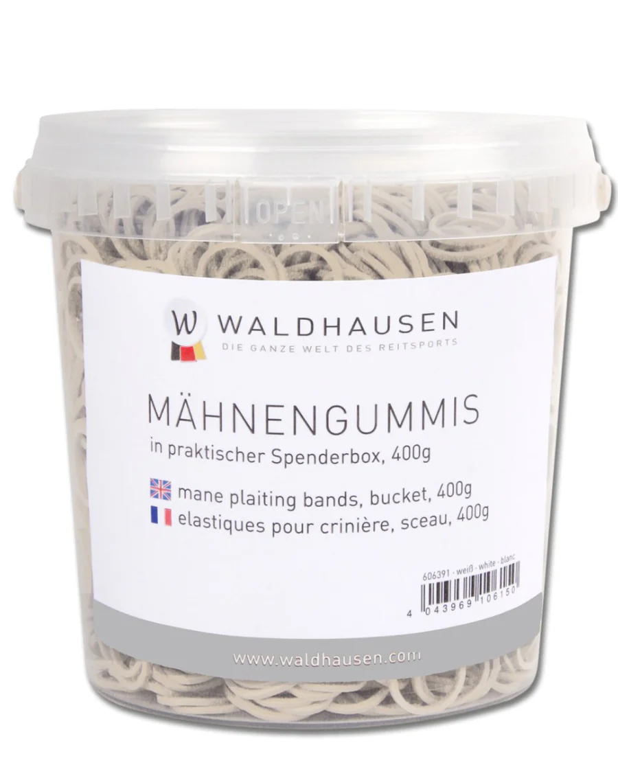 Waldhausen Hvide elastikker 400 g
