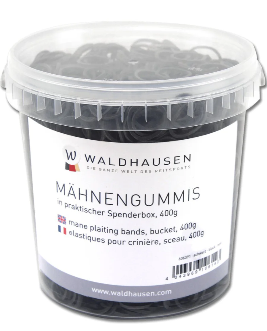 Waldhausen Man Elastikker Sort 400 g