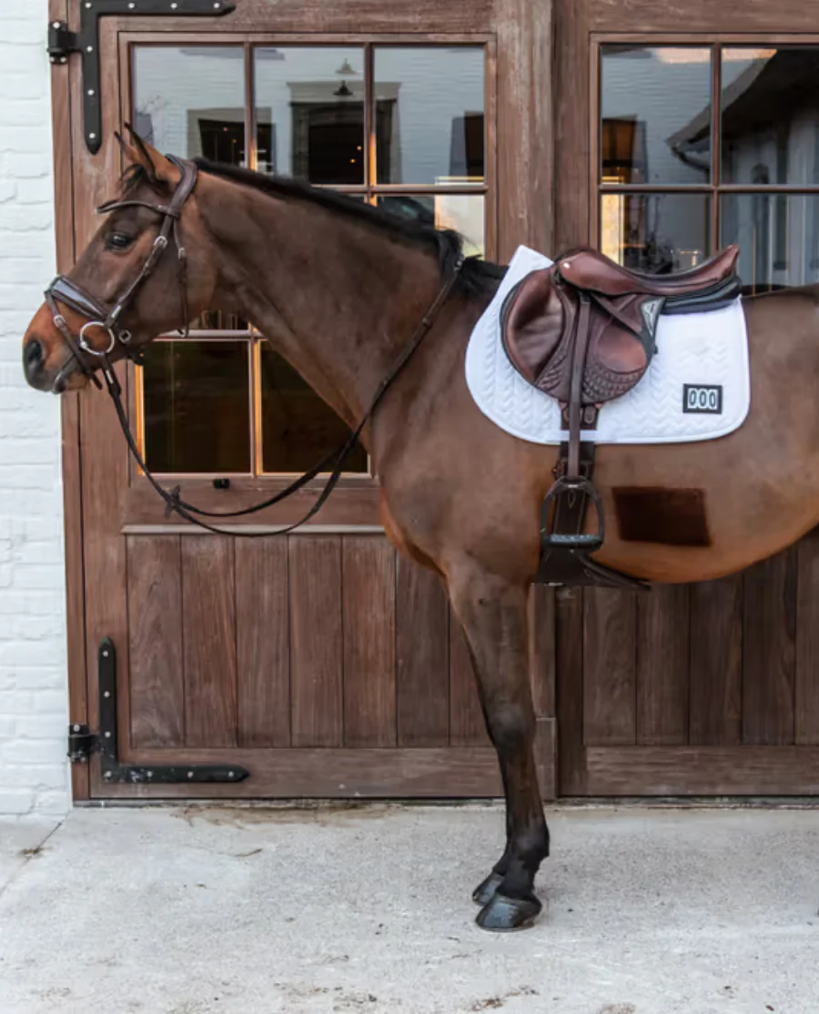 Springunderlag Fishbone Competition fra Kentucky Horsewear