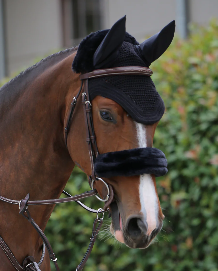 Lammeskind til Næsebånd fra Kentucky Horsewear-Black